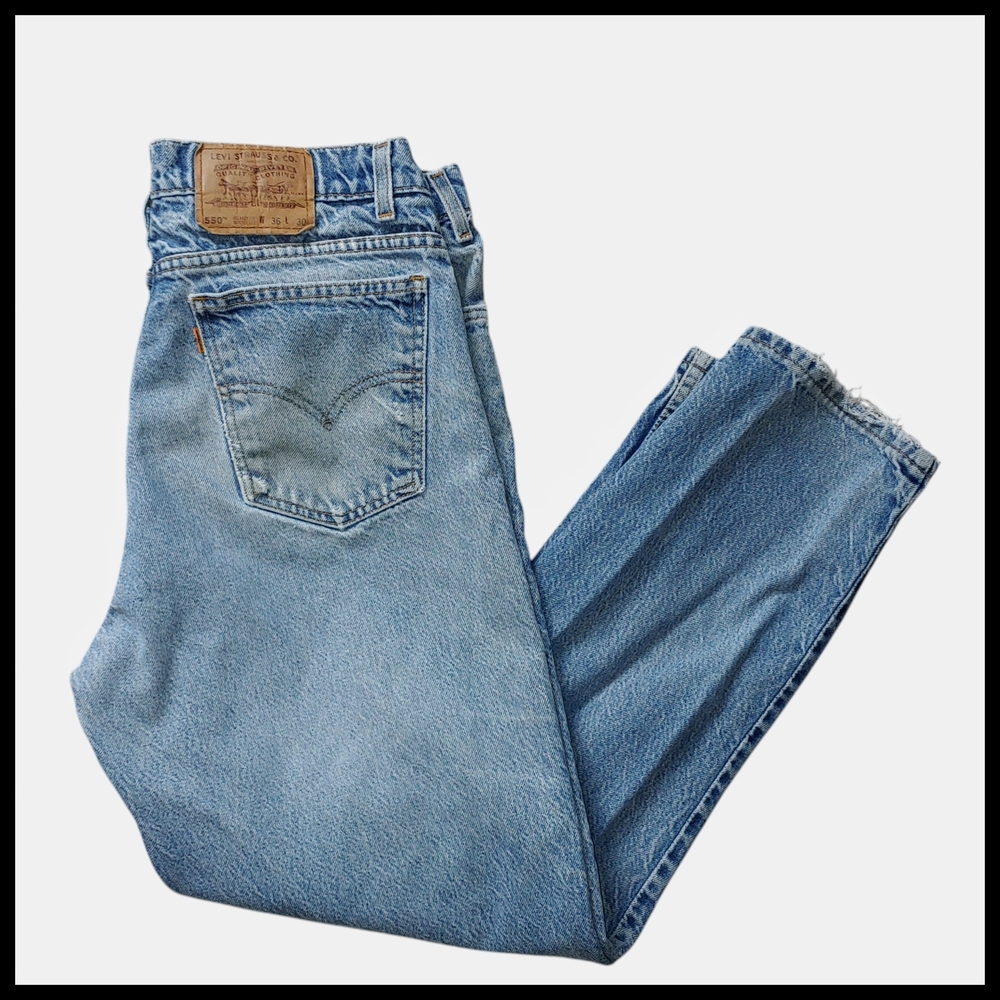 Vintage Levi's 550 Orange Tab 36x30 Relaxed Fit Tapered